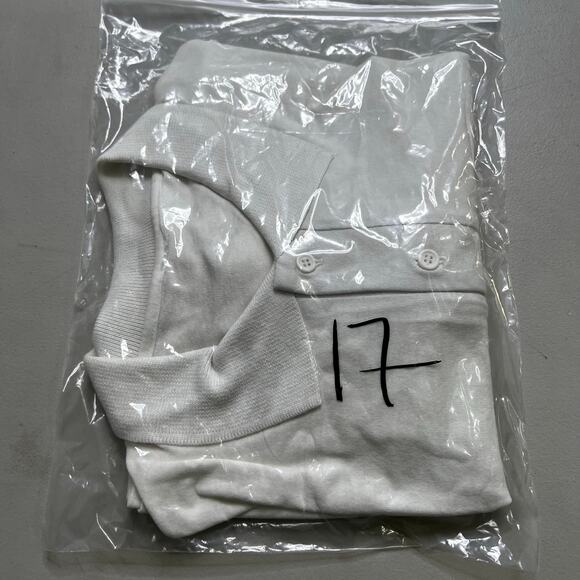 Vintage Hawaiian Fishermen Graphic Polo Shirt Gray Short Sleeve Sz M / L  Tribal - Picture 10 of 10